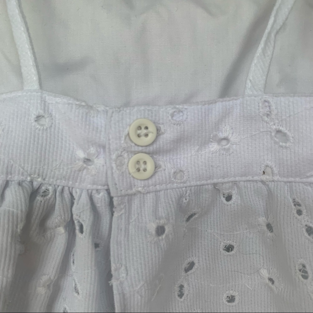 •Kelly’s Kids• White Lace Eyelet Swing Top - Size XS (3-4) - Picture 5 of 7